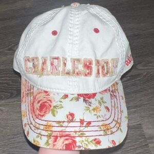 Floral Charleston Adjustable Velcro Ball Cap